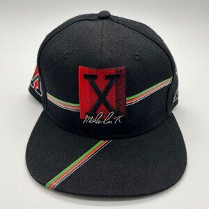 Malcolm X Snapback Hat Cap Adult One Size Adjustable Black Headgear Classics NWT